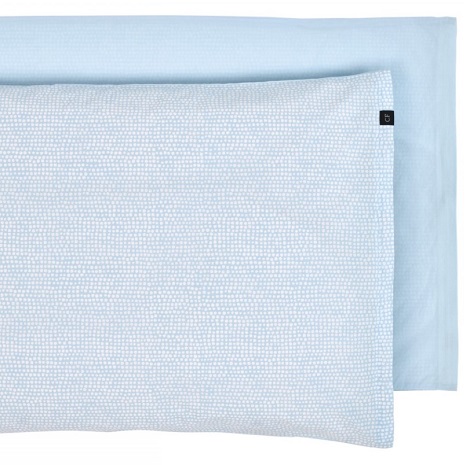 CF by Christian Fischbacher overtrek Love me more,percale,casual katoen,blauw,wit